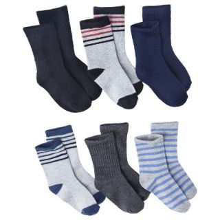 Circo Infant Toddler Boys Assorted Casual Socks   Blue 12 24 M