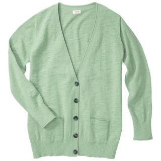 Mossimo Supply Co. Juniors Plus Size Long Sleeve Boyfriend Sweater   Mint