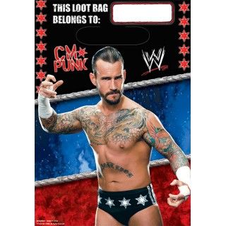 WWE Treat Bags