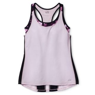 C9 by Champion Womens Sporty Layered Run Tank   Cradle Pink L