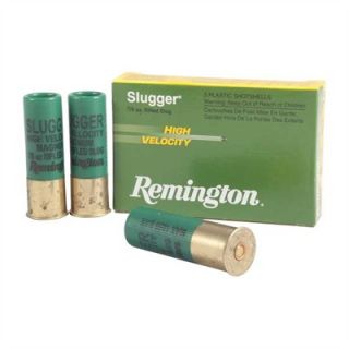 Remington High Velocity Slugger Shotgun Slugs   Rem Ammo 28604 12ga 3    Slugger High Vel Rifled Slug Lds 5b