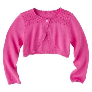 Infant Toddler Girls Long Sleeve Cardigan   Pink 5T