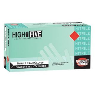 High Five Nitrile Exam Gloves   Blue XL