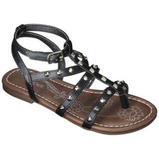 Girls Cherokee Fran Gladiator Sandals   Black 3