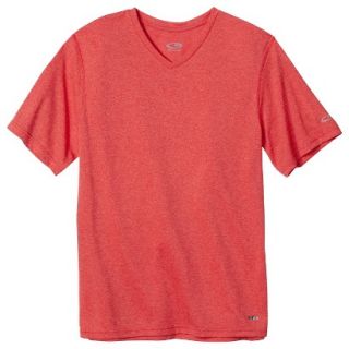 C9 By Champion Mens Advanced Duo Dry Endurance V  Neck Tee   Red S