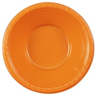 Sunkissed Orange (Orange) Plastic Bowls