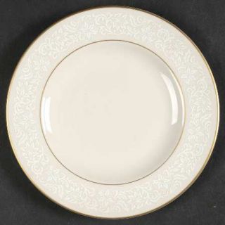 Pickard Lace Bread & Butter Plate, Fine China Dinnerware   White Flowers On Rim,