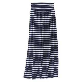 Mossimo Supply Co. Juniors Foldover Maxi Skirt   Oxford Blue/Dogbone XL(15 17)