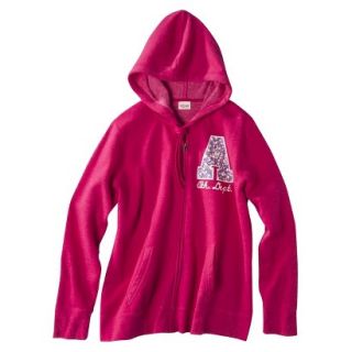 Mossimo Supply Co. Juniors Plus Size Long Sleeve Fleece Hoodie   Pink 4