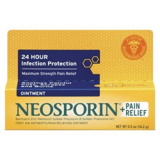 Neosporin Maximum Strength + Pain Relief Ointment   0.5 oz.