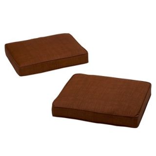 Madaga 2 Piece Outdoor Ottoman Replacement Cushion Set   Red