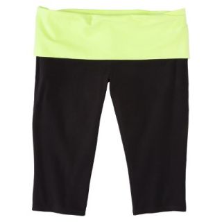 Mossimo Supply Co. Juniors Plus Size Capri Pants   Black/Yellow 1