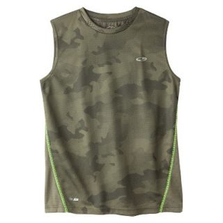C9 by Champion Boys Mesh Tank Top   Olive S