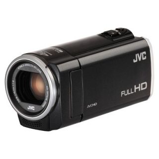 JVC HD Flash Memory Digital Camcorder (GZE100BUS) with 40x Optical Zoom   Black