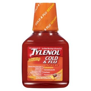 Tylenol Cold & Flu Severe Honey Lemon Syrup   8.0 fl oz