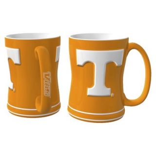 Boelter Brands NCAA 2 Pack Tennessee Volunteers Sculpted Relief Style Coffee