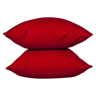 Room Essentials Jersey Pillow Case   Solid Red (King)