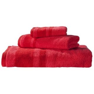 Room Essentials Stripe Hand Towel   Red