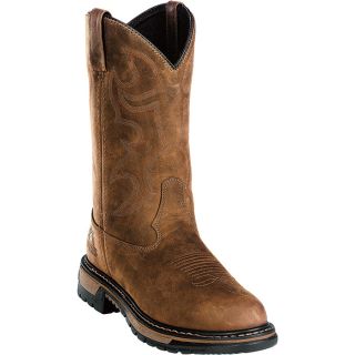 Rocky 11 Inch Branson Roper Waterproof Western Boot   Brown, Size 8, Model 2733
