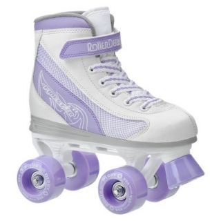 Girls Roller Derby Firestar Quad Skate   Lavender/ White   Size 4