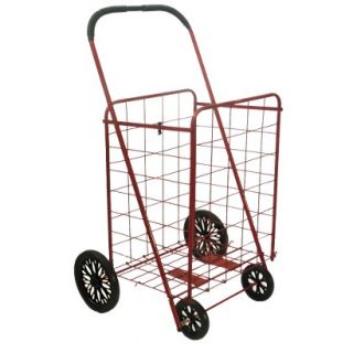 Storage Cart ATHome Large Wheeled Cart   Red