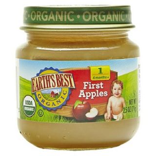 Earths Best Baby Food Jar   First Apples 2.5oz (12 Pack)