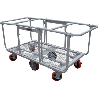 Roughneck Knockdown Panel Cart   2000 Lb. Capacity, 63.7 Inch L x 28.9 Inch W x