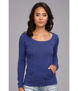 Volcom Knit Me A Crew Womens Long Sleeve Pullover (Blue)