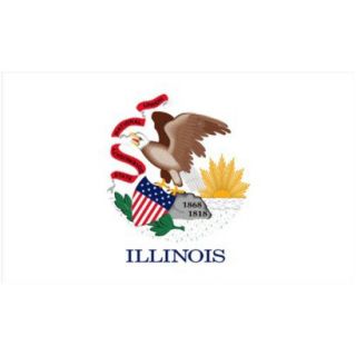 Illinois State Flag   3 x 5