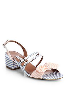 Tabitha Simmons Mopsy Strappy Bow Sandal   Blue Pink