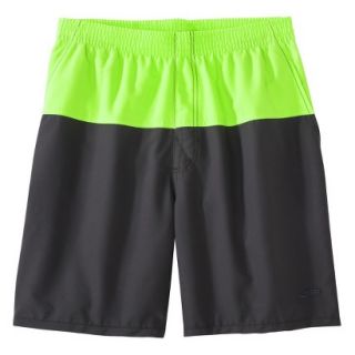 C9 By Champion Mens 7 Elastic Waist Swim Shorts   Green L