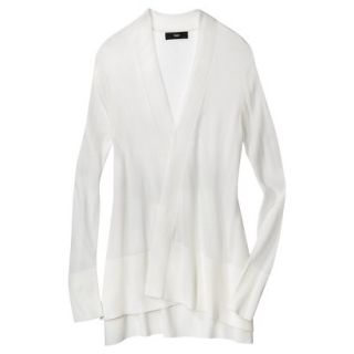 Mossimo Womens Open Front Cardigan   White XS