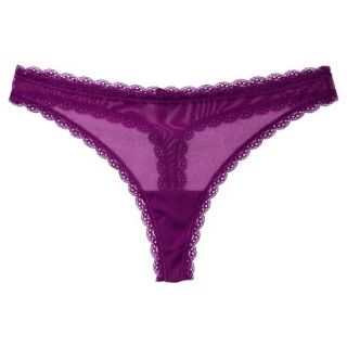 Gilligan & OMalley Womens Mesh Thong   Haywire Purple M