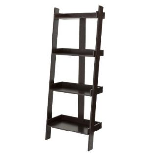 Sauder Book case Room Essentials Ladder Bookcase   Dark Brown (Espresso)