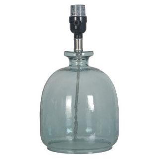 Threshold Artisan Glass Jug Lamp Base Small   Ancient Aqua (Includes CFL Bulb)