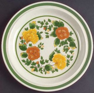 Royal Doulton Autumn Morn Salad Plate, Fine China Dinnerware   Lambethware,Orang