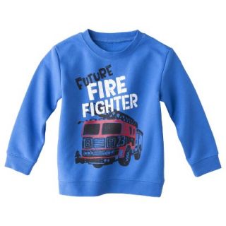 Circo Infant Toddler Boys Fire Fighter Sweatshirt   Blue 18 M