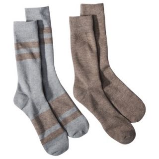 dENiZEN from the Levis brand Mens 2pk Twin Stripe Crew Socks   Grey/Assorted