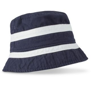 Cherokee Infant Toddler Boys Striped Bucket Hat   Navy/White 2T 5T