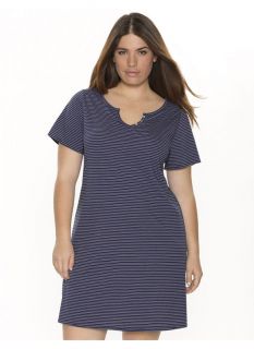 Lane Bryant Plus Size Striped sleep shirt     Womens Size 18/20, Stripes