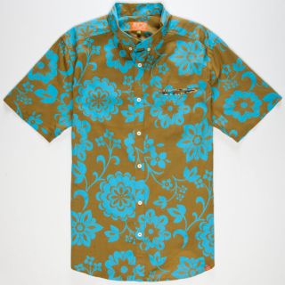 Flowers Mens Shirt Gold In Sizes Small, X Large, Large, Medium For Men 236