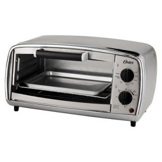 Oster 4 Slice Toaster Oven   Stainless Steel