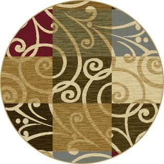 Lagoon Multi Transitional Area Rug (710 Round)