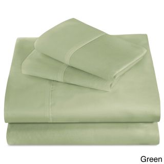 Divatex Home Fashions Best Nights Sleep 440 Thread Count Supima Cotton Sheet Set Green Size Queen