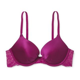 Self Expressions By Maidenform Womens Extreme Lift Plunge Lace Wing Bra 5673  