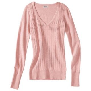 Mossimo Supply Co. Juniors Pointelle Sweater   Pink S(3 5)