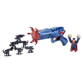 Superman MAN OF STEEL QUICK SHOTS Tri Shot Slinger Toy Launcher