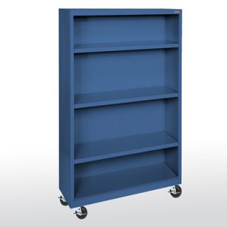 Sandusky Mobile 58 Bookcase BM30 361852 00 Color Blue