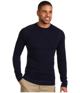 Smartwool Midweight Crew Neck Shirt Mens Clothing (Navy)