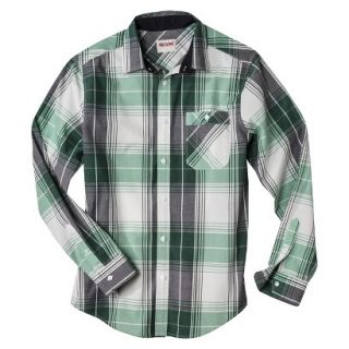 Mossimo Supply Co. Mens Button Down Shirt   Green Shakra S